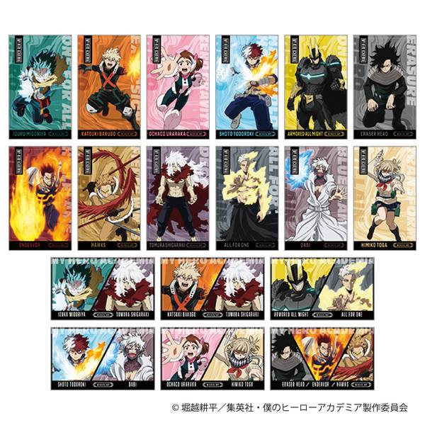 【10月予約】僕のヒーローアカデミア キャラガムコレクション(ステッカー付き) 20個入BOX キャラグッズ 4550621436260