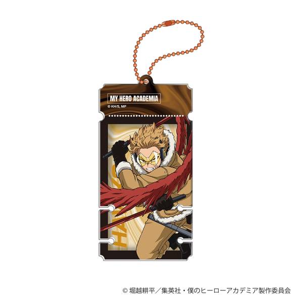 【10月予約】僕のヒーローアカデミア アクリルコードホルダー／ホークス キャラグッズ 4550621436345