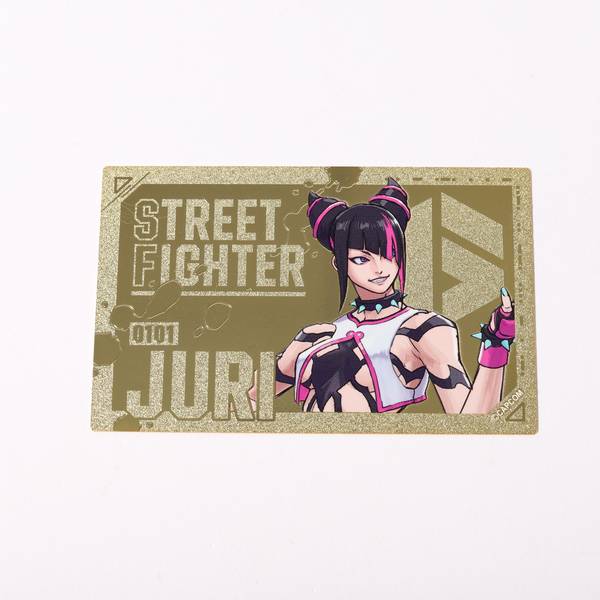 【1月予約】ストリートファイター6 ゴールドカード／ジュリ キャラグッズ 4550621438585