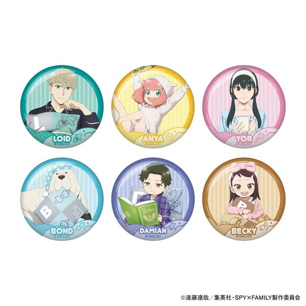 【12月予約】SPY×FAMILY 缶バッジコレクション 6個入BOX キャラグッズ 4550621441141