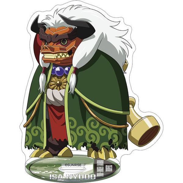 【3月予約】鎧真伝サムライトルーパー CD風アクリルスタンド／イサニュードー キャラグッズ 4550621442285