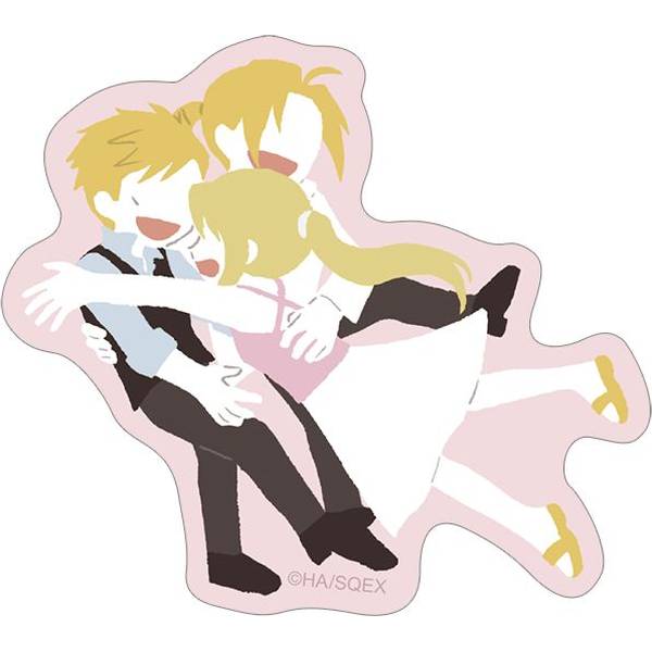 【10月予約】鋼の錬金術師 ステッカー／ゆるパレット[第1弾] おかえりなさい キャラグッズ 4550621450624