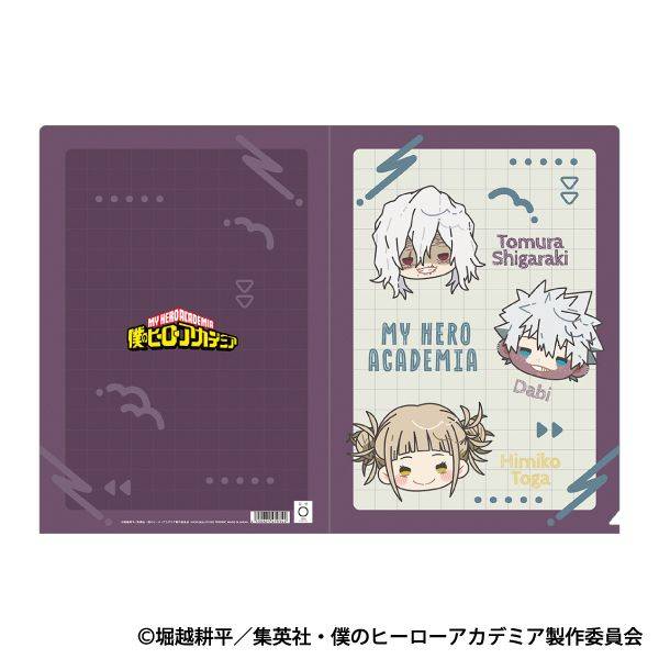 【1月予約】僕のヒーローアカデミア クリアファイル／敵〈ヴィラン〉 キャラグッズ 4550621459344
