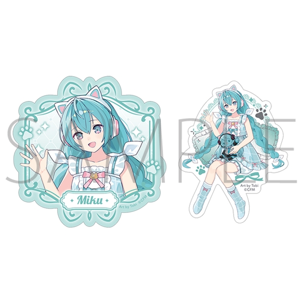 初音ミクシリーズ withCATステッカーセット／初音ミク