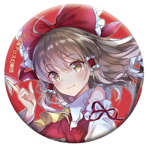 【3月予約】東方Project シルキーマット缶バッジ／博麗霊夢 キャラグッズ 4550621483769