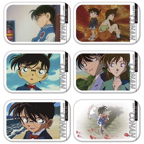 名探偵コナン メモリアルスクエア缶バッジコレクション／vol.2 ～ED～ 6個入BOX
