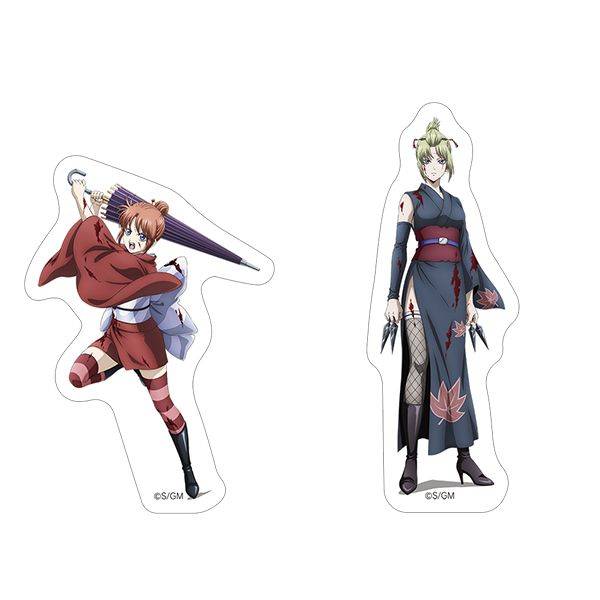 【1月予約】新劇場版 銀魂 -吉原大炎上- ステッカーセット／神楽＆月詠 キャラグッズ 4550621486661