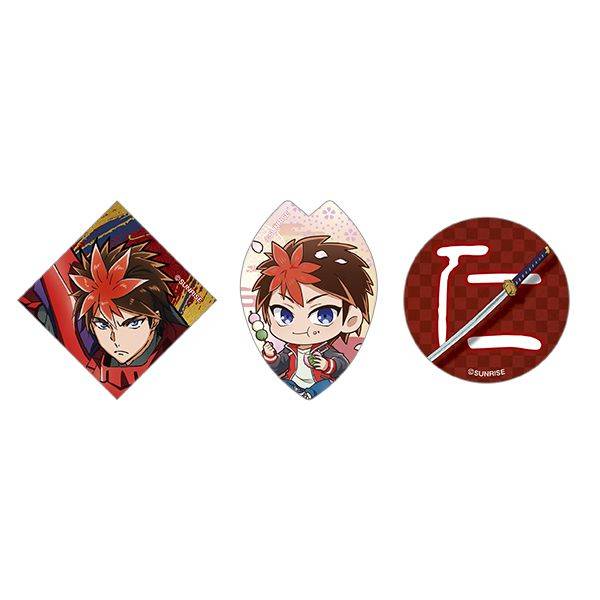【3月予約】鎧真伝サムライトルーパー ステッカーセット(3枚セット)／凱 キャラグッズ 4550621490187