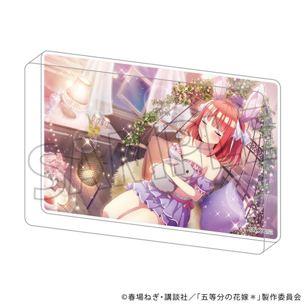 【4月予約】五等分の花嫁＊ アクリルブロック／(うさみみ)中野二乃 キャラグッズ 4550621492723