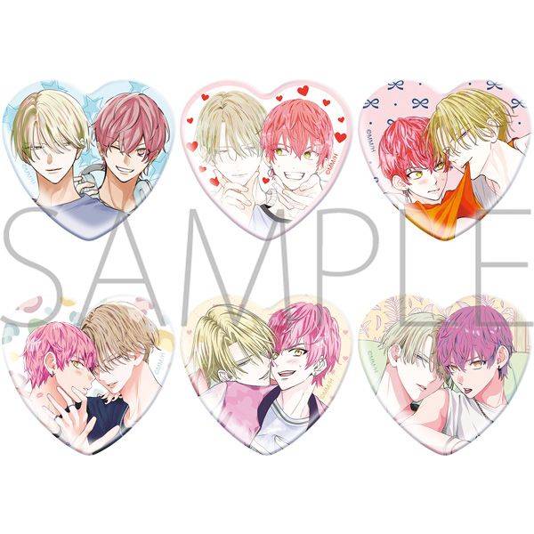 ミユキ蜜蜂 ハート形キャラバッジコレクション／営業ですから 6個入BOX