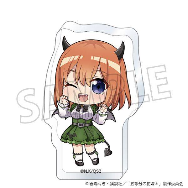 【4月予約】五等分の花嫁＊ ころっとアクリルフィギュア／(ミニキャラ)中野四葉 キャラグッズ 4550621494437