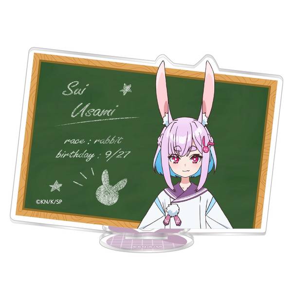 【2月予約】人外教室の人間嫌い教師 アクリルスタンド／右左美彗 キャラグッズ 4550621503504