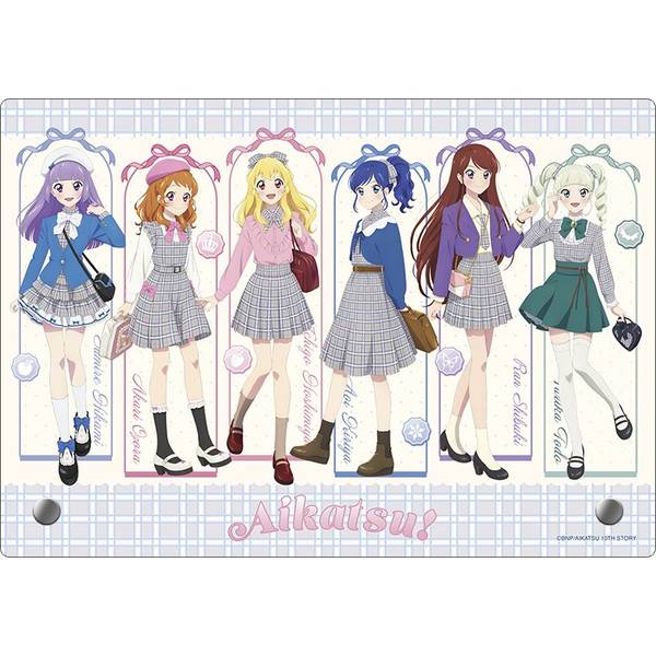 【3月予約】アイカツ！ アクリルアートパネル／-Cute Check Style ver.- キャラグッズ 4550621512070