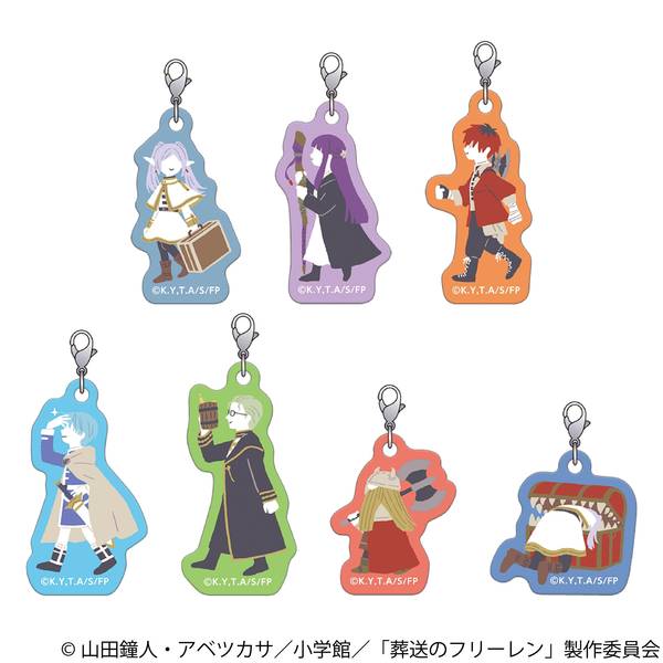【3月予約】葬送のフリーレン アクリルチャームコレクション／ゆるパレット 7個入BOX キャラグッズ 4550621515507