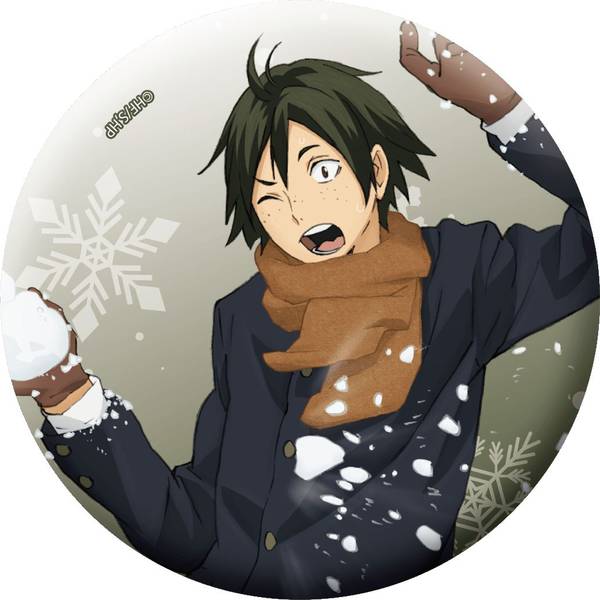 【2月予約】ハイキュー!! グリッター缶バッジ／山口 忠 キャラグッズ 4550621522147