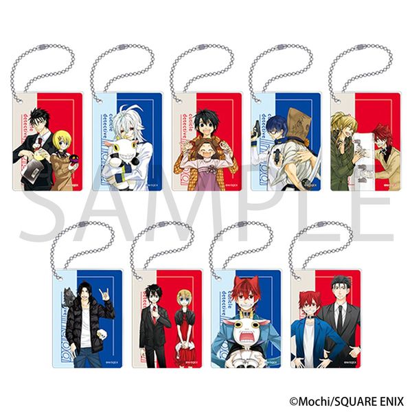 【4月予約】キューティクル探偵因幡 スクエアアクリルキーホルダーコレクション／B 9個入BOX キャラグッズ 4550621527302