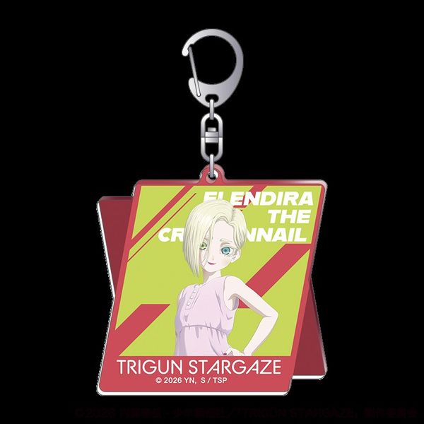 【4月予約】TRIGUN STARGAZE アクリルキーホルダー／エレンディラ・ザ・クリムゾンネイル キャラグッズ 4550621533280