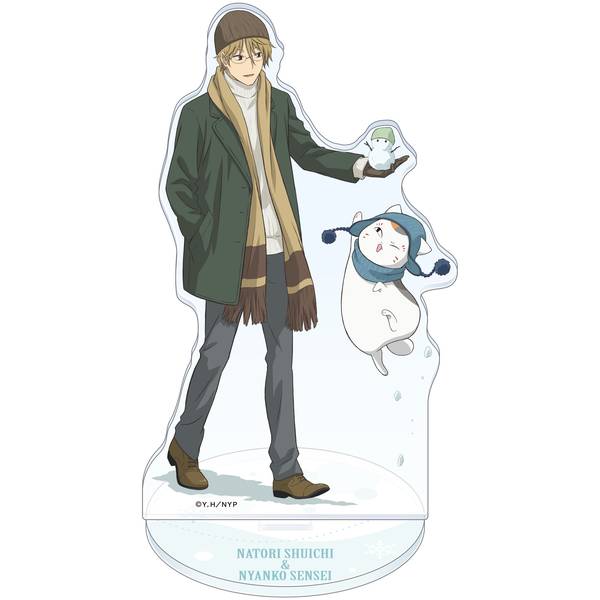 夏目友人帳 アクリルスタンド／名取周一&ニャンコ先生 あったかコーデ