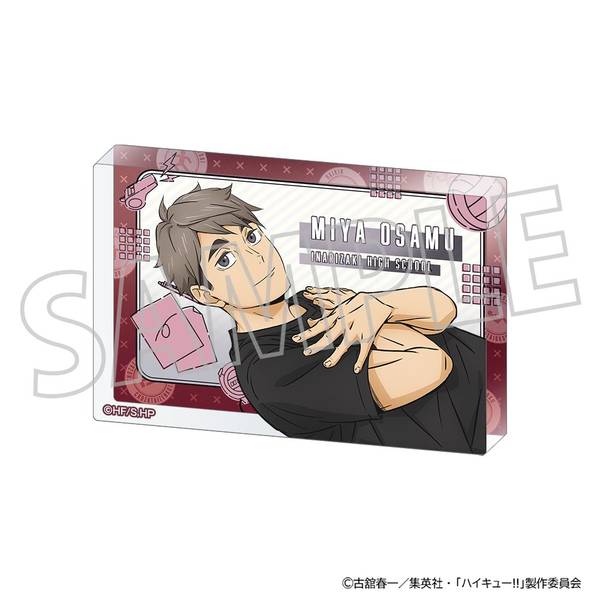 【3月予約】ハイキュー!! アクリルブロック／宮 治 体力測定 キャラグッズ 4550621543272