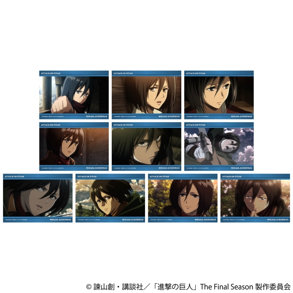 進撃の巨人 ブロマイドコレクション／ミカサ 5個入BOX