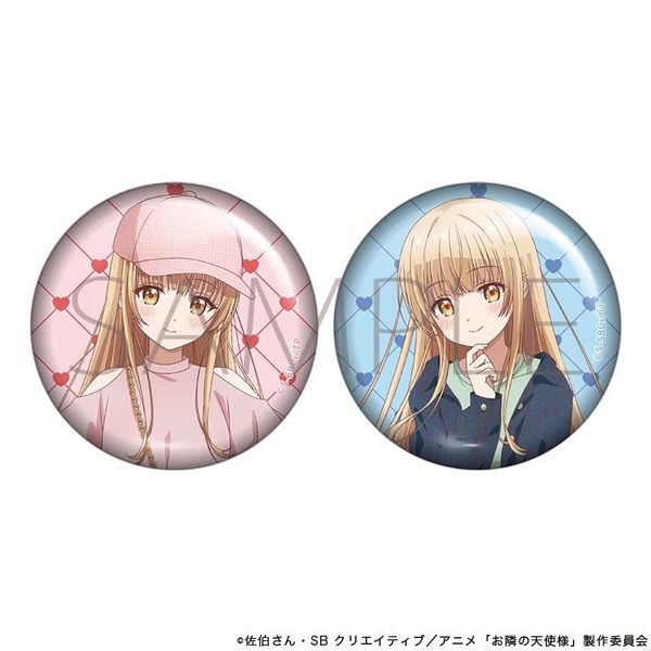 【4月予約】お隣の天使様にいつの間にか駄目人間にされていた件 2 缶バッジセット／カジュアル&デニム キャラグッズ 4550621577567