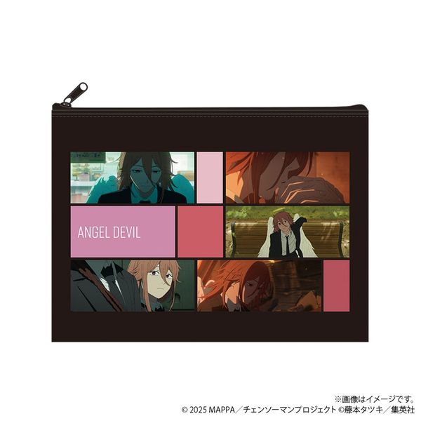【4月予約】劇場版『チェンソーマン レゼ篇』 フラットポーチ／天使の悪魔 キャラグッズ 4550621588259