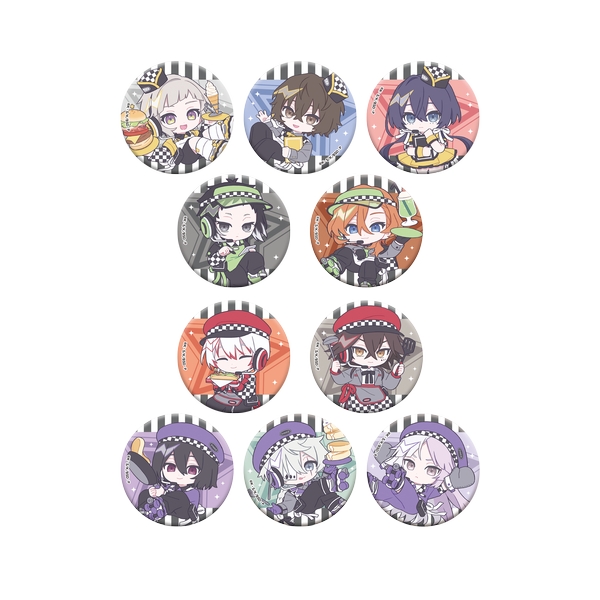文豪ストレイドッグス ホログラムキャラバッジコレクション／ぱすてるぽっぷ 10個入BOX