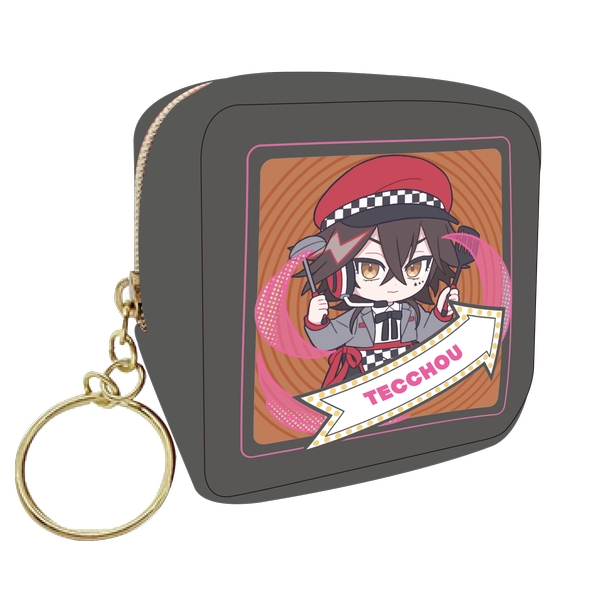 文豪ストレイドッグス スクエアポーチ／末広鉄腸 ぱすてるぽっぷ