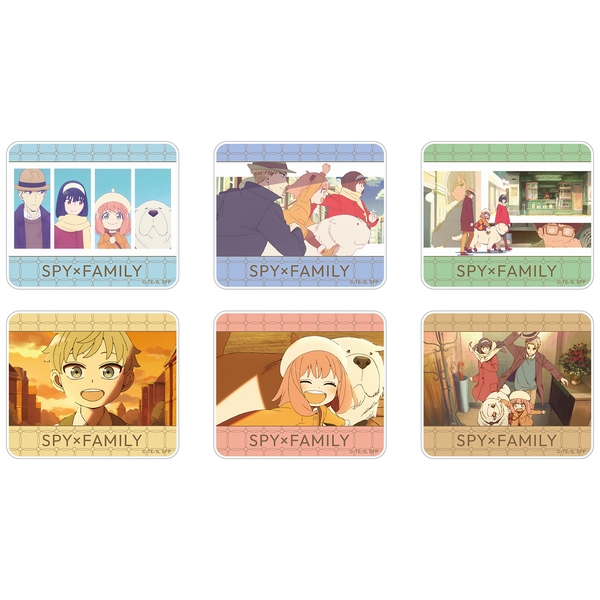 SPY×FAMILY アクリルクリップコレクション Season3 ED ver. 6個入BOX