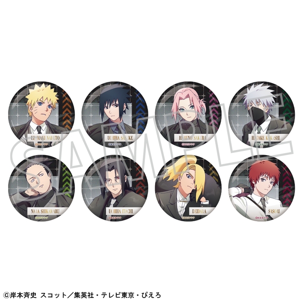NARUTO-ナルト- 疾風伝 キャラバッジコレクション／フォーマル 8個入BOX