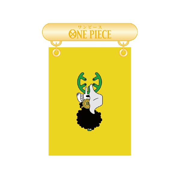 ONE PIECE フラッグバッジ／Vol.1 海賊旗 ウソップ