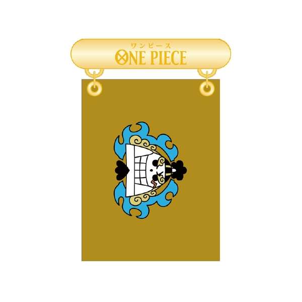 ONE PIECE フラッグバッジ／Vol.1 海賊旗 ジンベエ