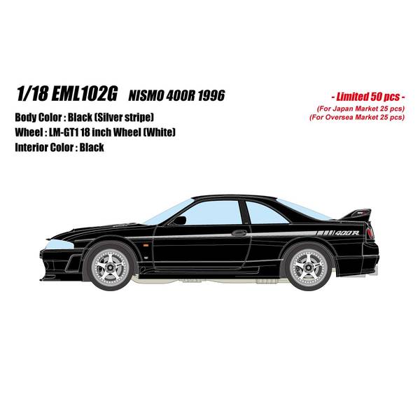 アイドロン 1/43 ニスモ 400R 1996 Make Up Co., Ltd. / NISMO 400R 1996