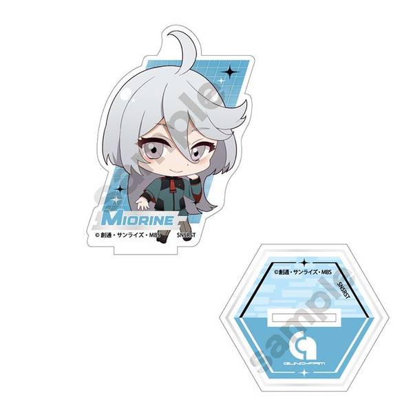 【4月予約】機動戦士ガンダム 水星の魔女 ちびっつ！ アクリルクリップスタンド ミオリネ・レンブラン キャラグッズ 4570111193428