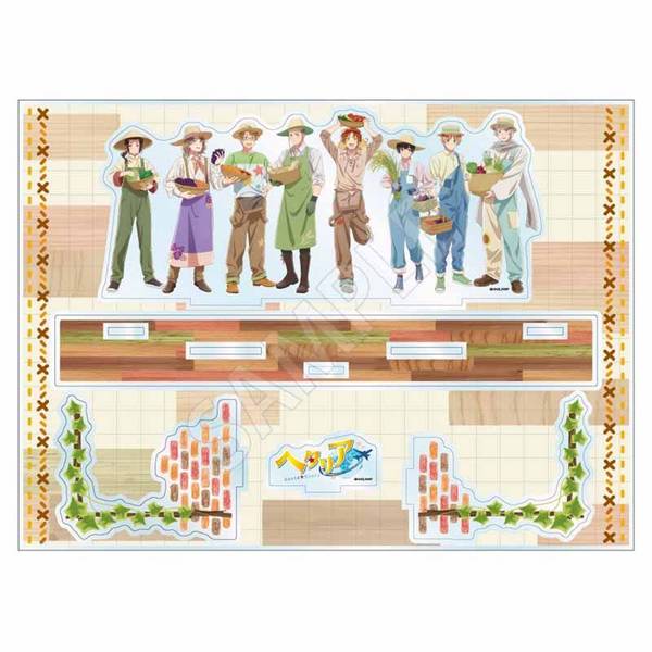 ヘタリア　英　収穫祭 アニメ「ヘタリア World☆Stars」 収穫祭 アクリルスタンドジオラマ