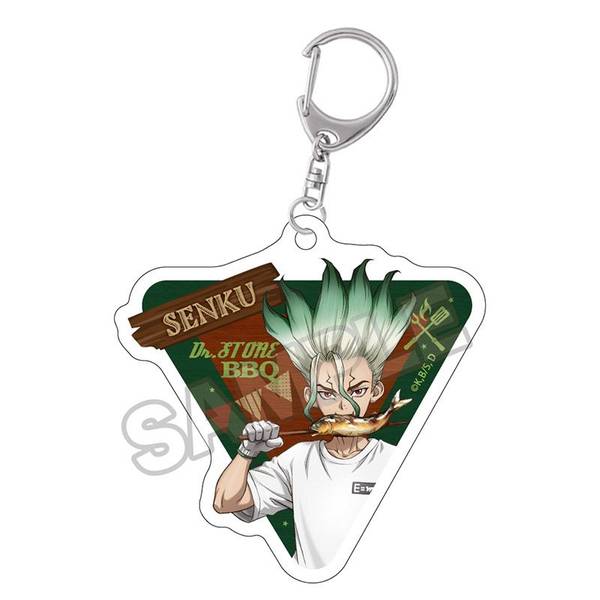 【新品】Dr.STONE バーベキュー　ぷちくじ　石神千空　全3種セット　① Dr.STONE ぷちくじ BBQ アクスタ 缶バッジ 石神千空 - メルカリ