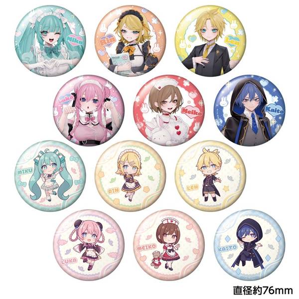 【2月予約】初音ミク 秋葉原フェスティバル2025 トレーディング大き目ホログラム缶バッジ コンセプトカフェver. 12個入BOX キャラグッズ 4570140139398