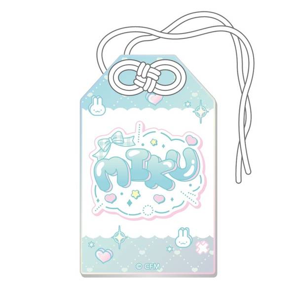 【2月予約】初音ミク 秋葉原フェスティバル2025 お守り風オーロラアクリルストラップ コンセプトカフェver. / 初音ミク キャラグッズ 4570140139510