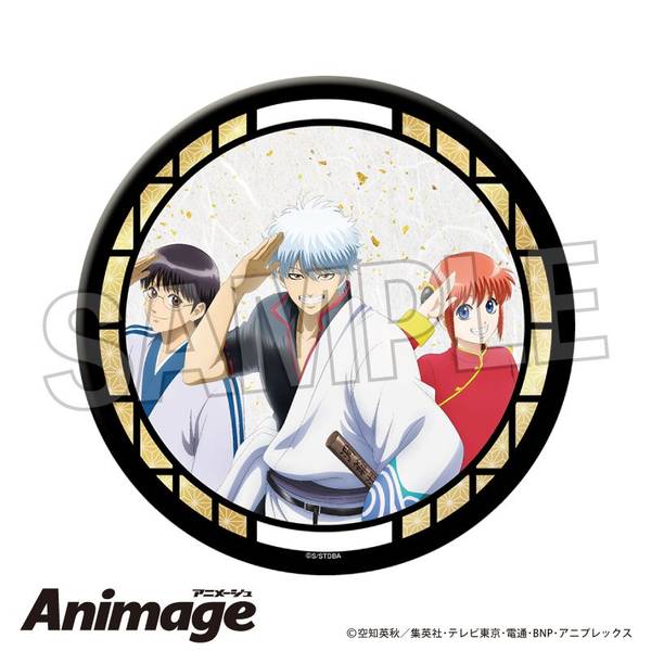 【5月予約】銀魂 ギラギラ缶バッジ 大 10 キャラグッズ 4570155244858