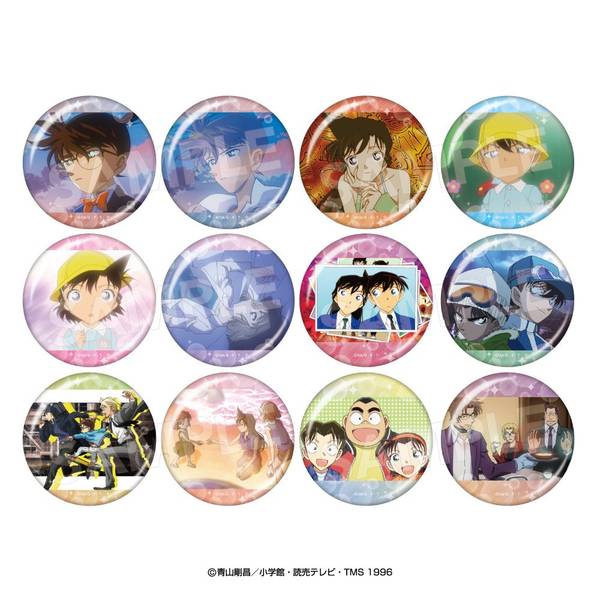 名探偵コナン キャラバッジコレクション(EDカットコレクション)全12種