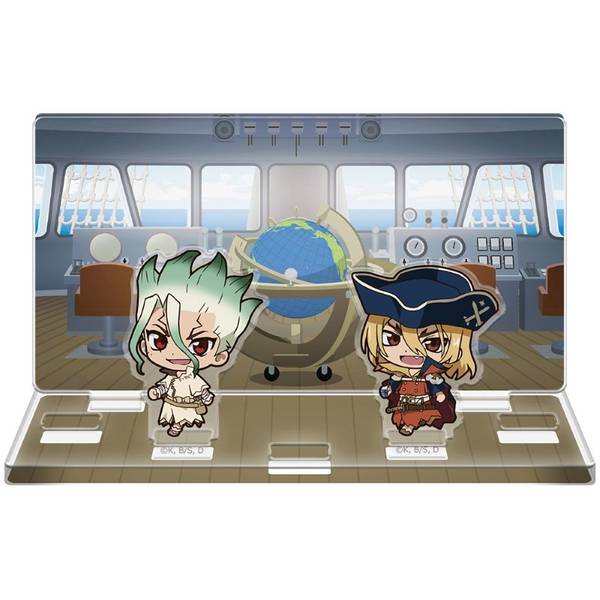 Dr.STONE ついてっくアクリルジオラマ 千空&龍水
