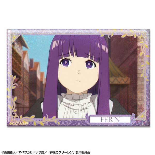【4月予約】TVアニメ「葬送のフリーレン」 ホログラム缶バッジ デザイン14(フェルン/D) キャラグッズ HBAN-F001-m14