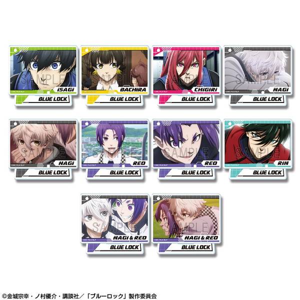 【4月予約】劇場版 ブルーロック -EPISODE 凪- 10個入りトレーディングアクリルスタンド 10個入BOX キャラグッズ AMAN-B006-m99