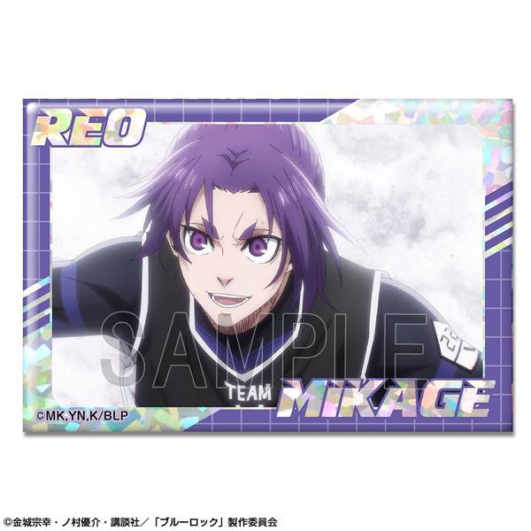 【4月予約】劇場版 ブルーロック -EPISODE 凪- ホログラム缶バッジ デザイン30(御影玲王/J) キャラグッズ HBAN-B004-m30