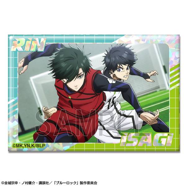 【4月予約】劇場版 ブルーロック -EPISODE 凪- ホログラム缶バッジ デザイン36(潔 世一&糸師 凛) キャラグッズ HBAN-B004-m36