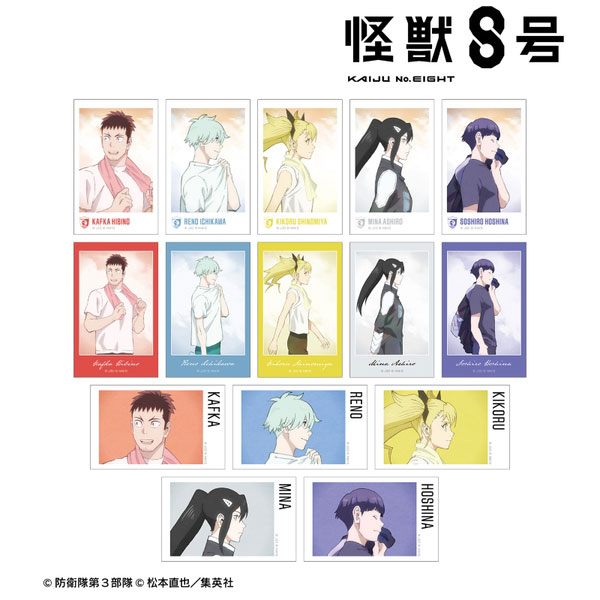 【4月予約】怪獣８号描き下ろし 歩みver. トレーディングインスタントカメラ風イラストカード 15個入BOX キャラグッズ 4571622844977