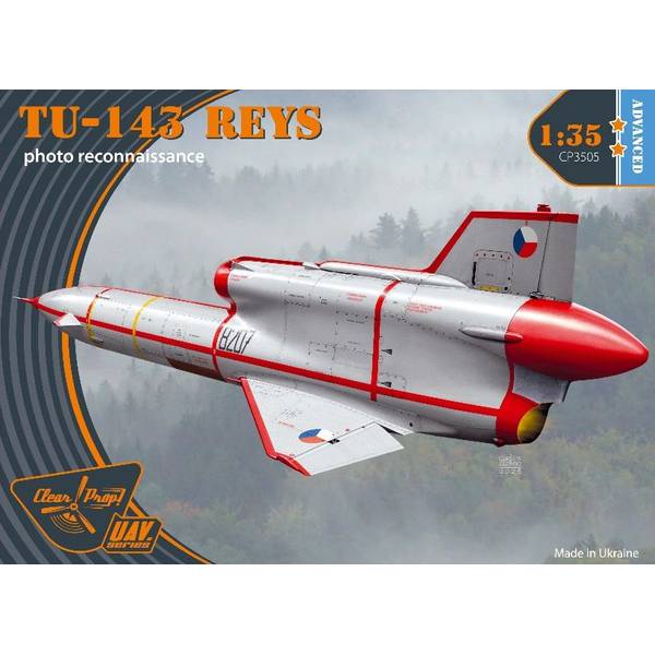 クリアープロップ！ 1/35 Tu-143 レーイス 無人偵察機 "フィルムカメラ装備型" スケールモデル CPU3505