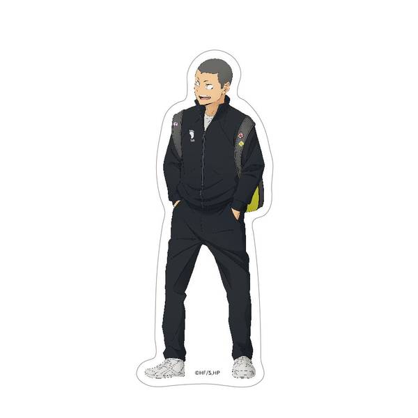 ハイキュー!! 描き下ろしダイカットステッカー 田中龍之介 坂ノ下商店