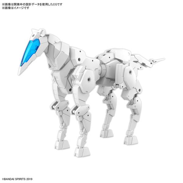 バンダイ 30MM 1/144 エグザビークル(ホースメカVer.)[ホワイト] 「30 MINUTES MISSIONS」より キャラクタープラモデル 5067422【在庫品】