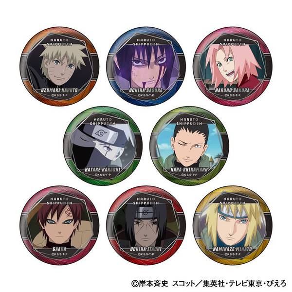 【2月予約】NARUTO-ナルト- 疾風伝 缶バッジコレクション 8個入BOX キャラグッズ 4573200751844